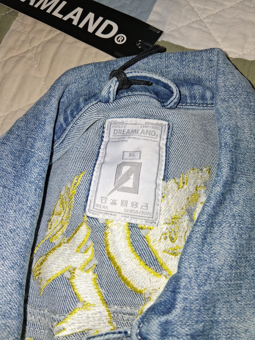 Dreamland Light Blue Heavy Denim Jacket/ Short Set. Quality Material With Style